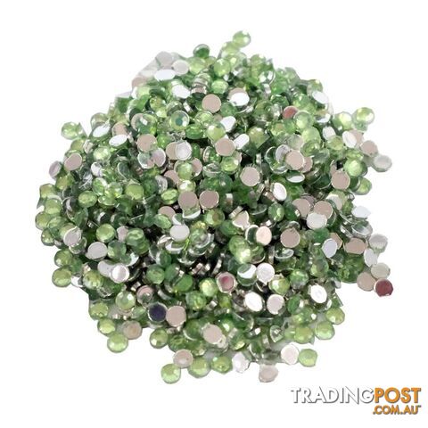 Rhinestone Gems Green - RHINPKGRE