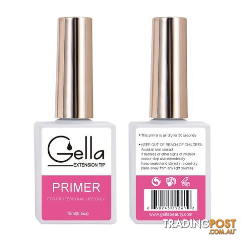 Gella Extension Tip Kit + Studio Lamp Long Coffin - GEETKLC