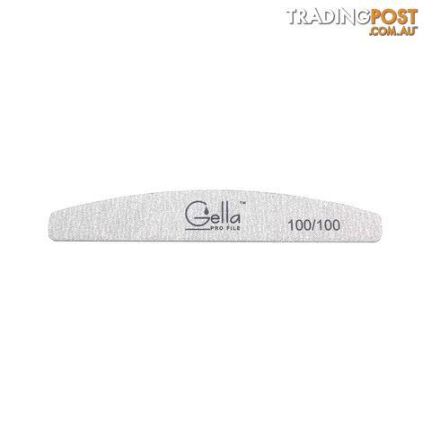 Gella Half Moon Zebra Pro File 100/100 - FILEGEHMZE100