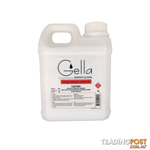 Gella 99% Isopropyl Alcohol IPA 1L - GEIPA991
