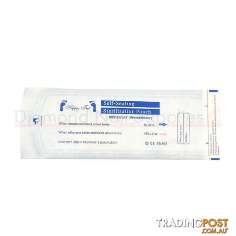 Self Sealing Sterilization Pouch Long 90 x 250mm - HFSSSP250