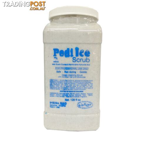 Pedi Ice Scrub White 3.79L - LRISW1