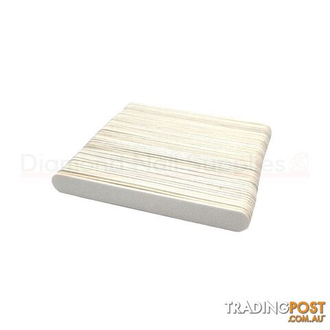 DNS Disposable Mini File White 80/100 50pc - DNSMINIFILE50