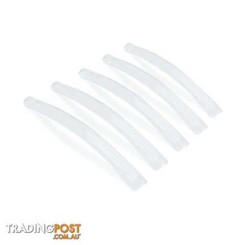 Extra Long Coffin Tips Clear 0-9 - TIPCOFCL10