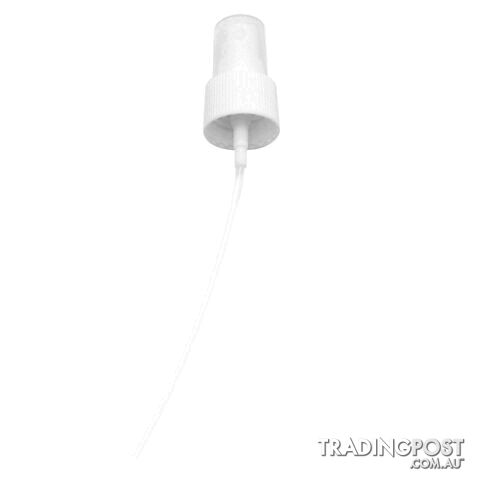 Fine Mist Spray with Clear Cap 24mm 200mm Diptube - MISTSPRAYCAP