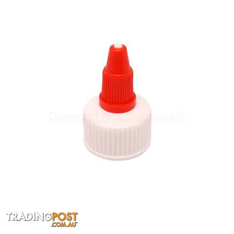 Twist Lid Red & White for Empty 8oz/16oz Bottles - LIDTWISTRW