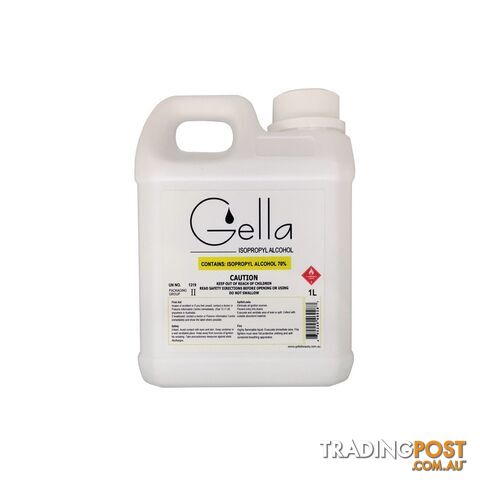 Gella 70% Isopropyl Alcohol IPA 1L - GEIPA701