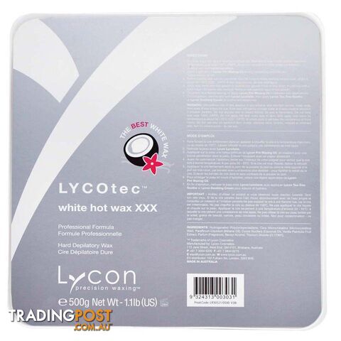 Lycotec White Hot Wax 500g - LY1HL0151