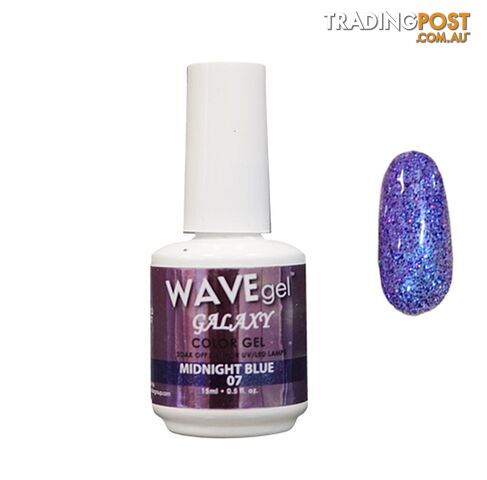 Galaxy Gel Polish - 07 Midnight Blue - WGGG07