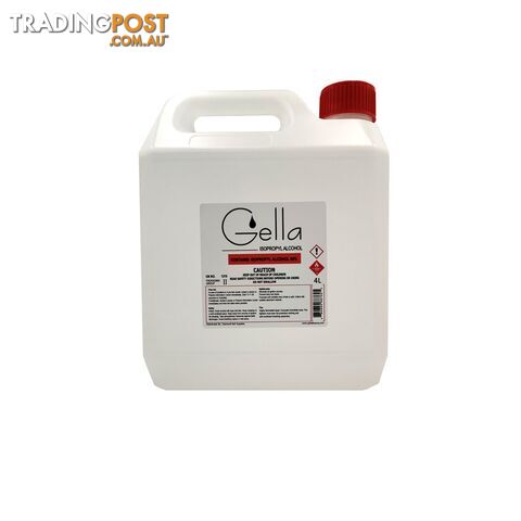 Gella 99% Isopropyl Alcohol IPA 4L - GEIPA994
