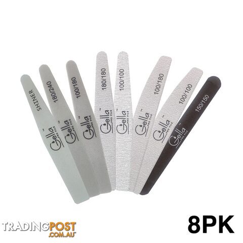 Gella File Assorted Sample Pack 8pc - FILEGESAMPLE8PK