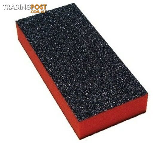 2 Way Orange & Black Nail Buffer - BUF2WOB1