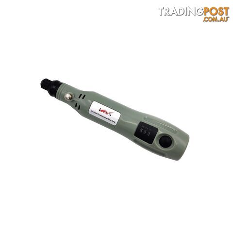 Mini Rechargable Nail Drill Grinder Green + Starter Drill Bit Set - MINIGSA