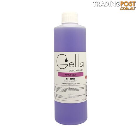 Gella Acrylic Liquid Monomer MMA FREE 500ml - GELMEMA500