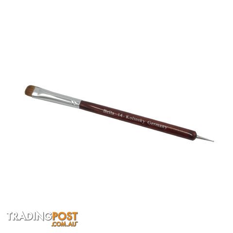 Bella French Brush 14 - Germany Wooden With Dotter - DNBRBEKOF14D