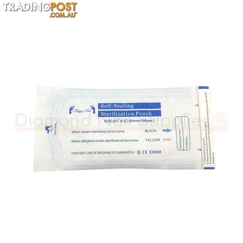 Self Sealing Sterilization Pouch Short 90 x 190mm - HFSSSP190