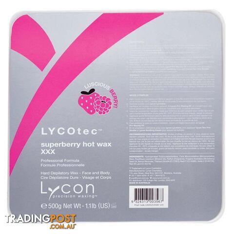 Lycotec Superberry Hot Wax 500g - LY1HL0141
