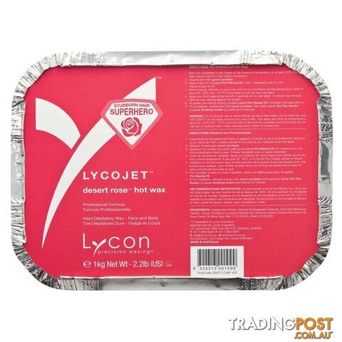 Lycojet Desert Rose Hot Wax 1kg - LY1HL0071