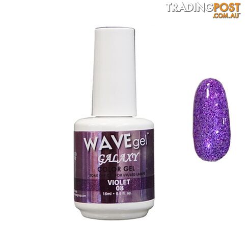 Galaxy Gel Polish - 08 Violet - WGGG08