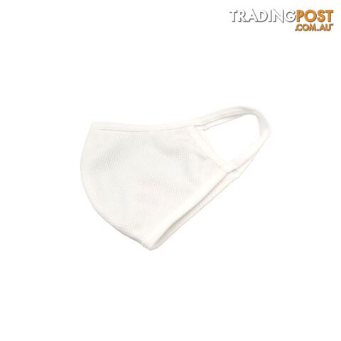 3D Face Mask Fabric Washable White - 3DMASKVB