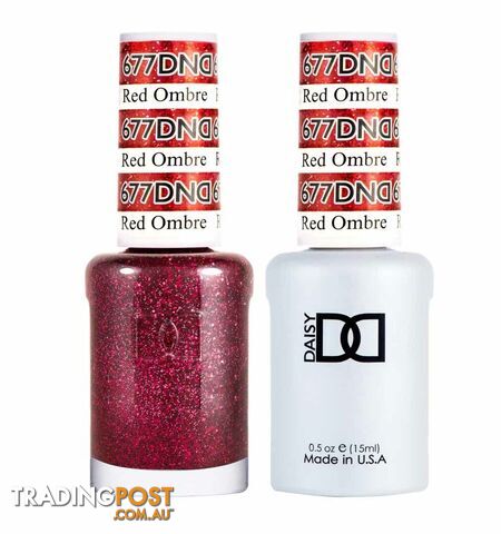 Duo Gel- 677 Red Ombre - DND677