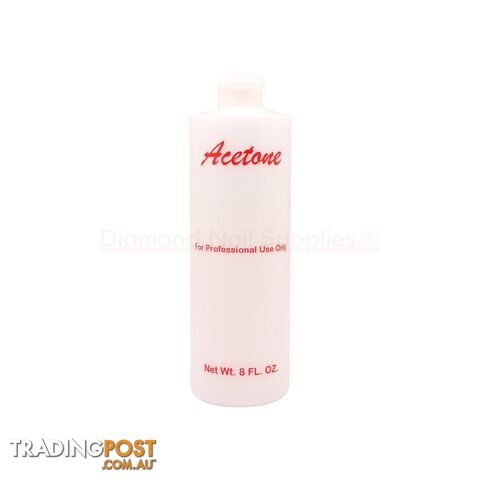 Empty Acetone Bottle 237ml (8oz) - BOTEMPACERED8