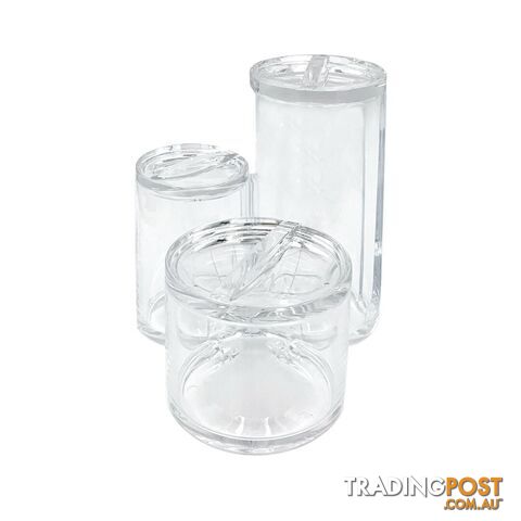 Clear Acrylic Cotton Organizer - ACRCO