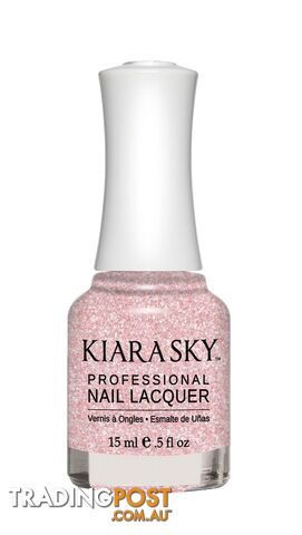 Nail Lacquer - N496 Pinking Of Sparkle - KSN496