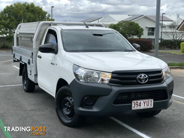 2018 TOYOTA HILUX WORKMATE 4X2 TGN121R CAB CHASSIS