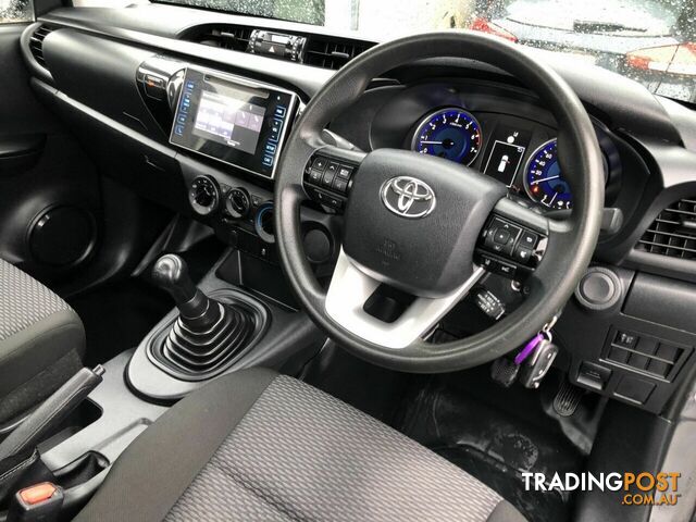 2019 TOYOTA HILUX WORKMATE 4X2 TGN121R CAB CHASSIS