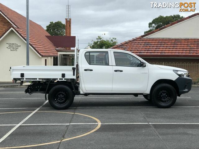 2018 TOYOTA HILUX WORKMATE DOUBLE CAB GUN125R CAB CHASSIS