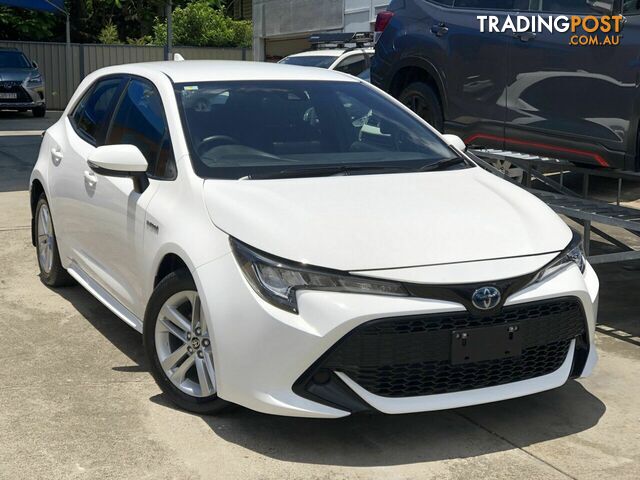 2019 TOYOTA COROLLA ASCENT SPORT E-CVT HYBRID ZWE211R HATCHBACK