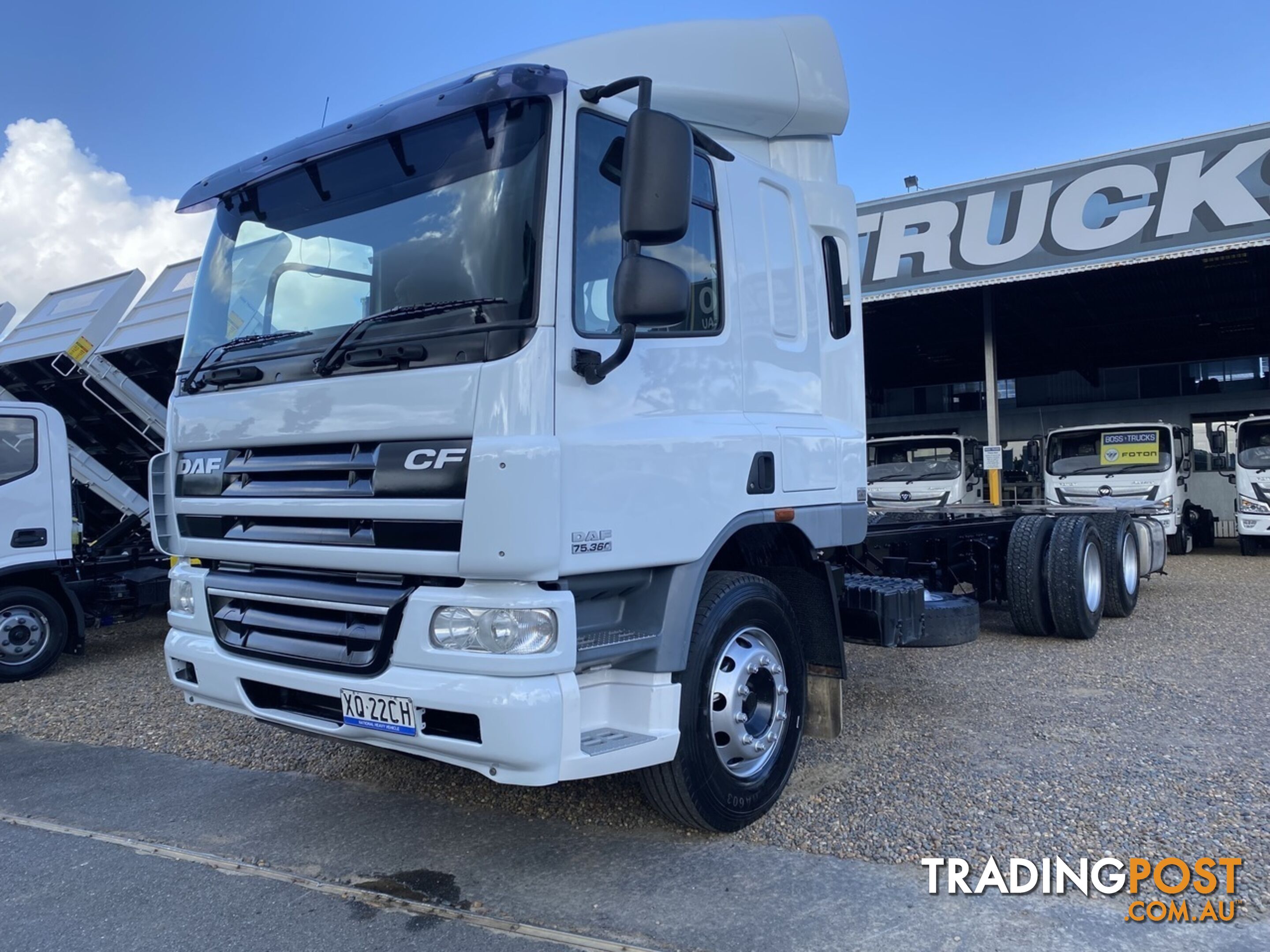 2016 DAF CF   CAB CHASSIS