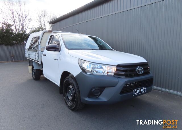 2018 TOYOTA HILUX WORKMATE GUN122R CAB CHASSIS