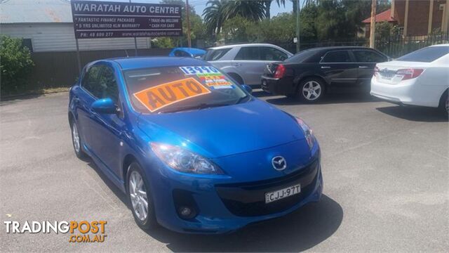 2012 MAZDA MAZDA3 SP20SKYACTIVLUXURY BLSERIES2MY13 5D HATCHBACK