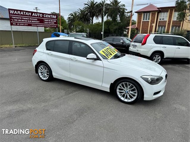 2014 BMW 1 18I F20MY14 5D HATCHBACK