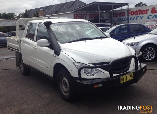 2010 SSANGYONG ACTYON SPORTS (4x4) Q100 MY08 DOUBLE CAB UTILITY - photo 4 of 5