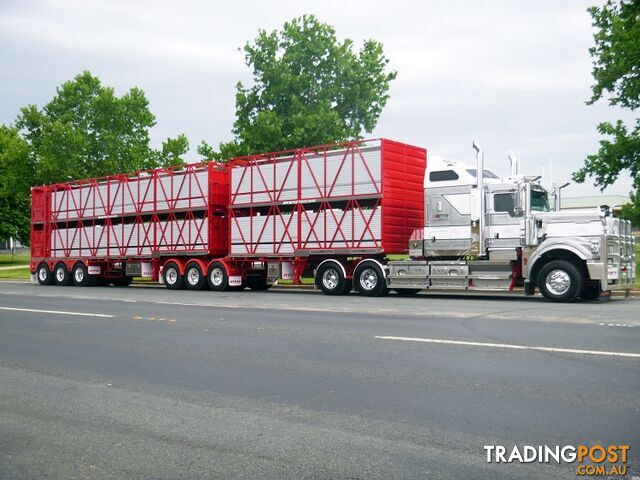 B-Double Cattle Trailer