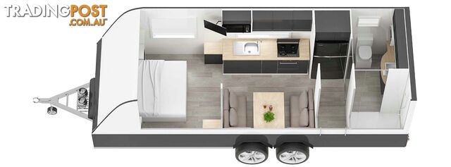 2024 WINDSOR WILD SEMI OFF-ROAD CARAVAN 196 MD 3 BUNK