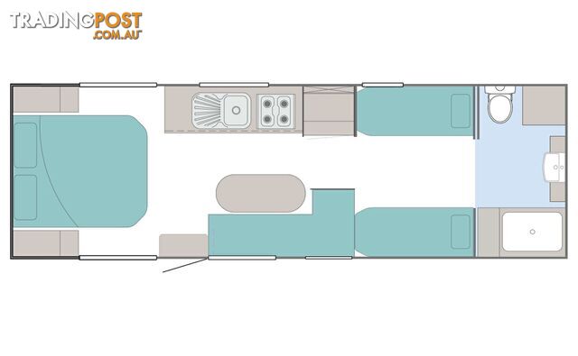 2024 LEADER 2500_C_K2E2B_T GOLD LE CARAVAN 25'