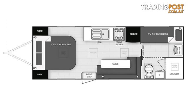 2024 COROMAL ADVENTURE SEEKER 21F CARAVAN 21'