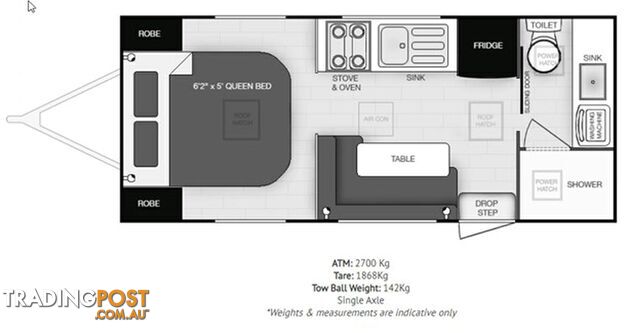 2021 COROMAL SOUL SEEKER 18 CARAVAN 18'