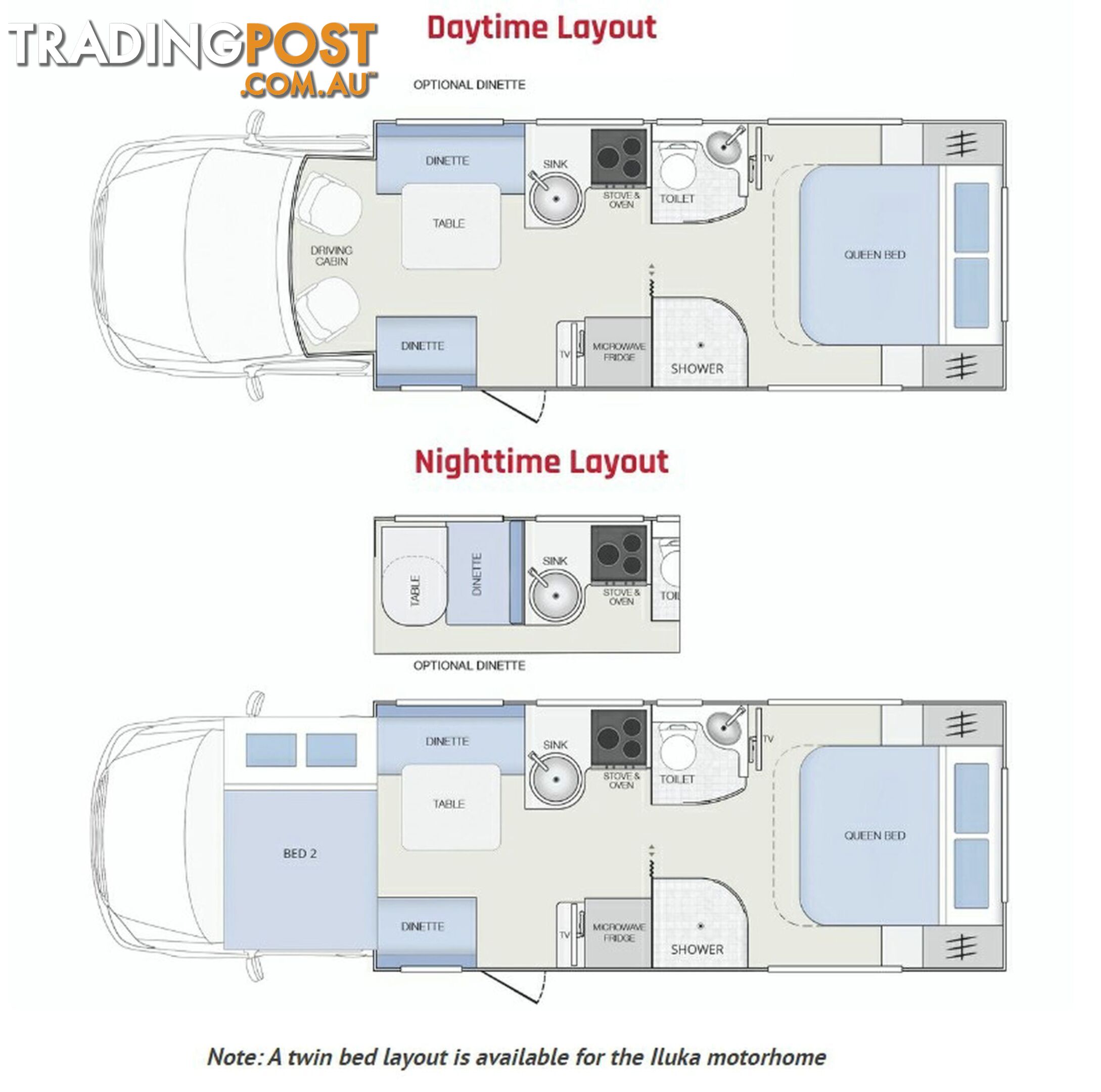 2024 WINNEBAGO ILUKA MOTORHOME MY24 6 BERTH