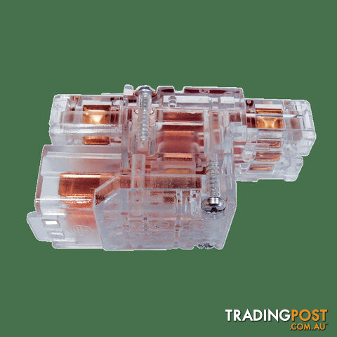Cms 1 In 2 Out Double Adapter Clear. J3Dcl