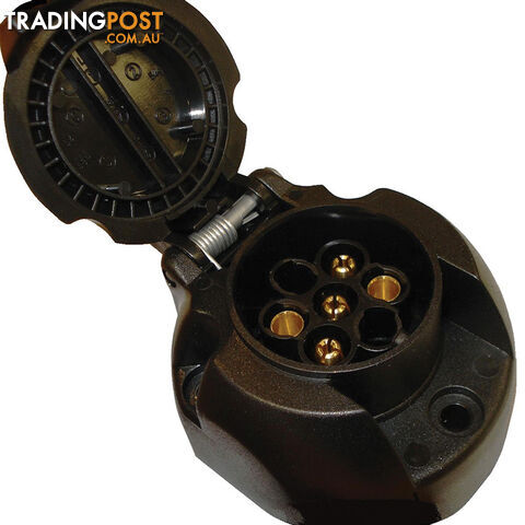 Narva Car Socket 5 Pin Large Round Plastic. 82053Bl