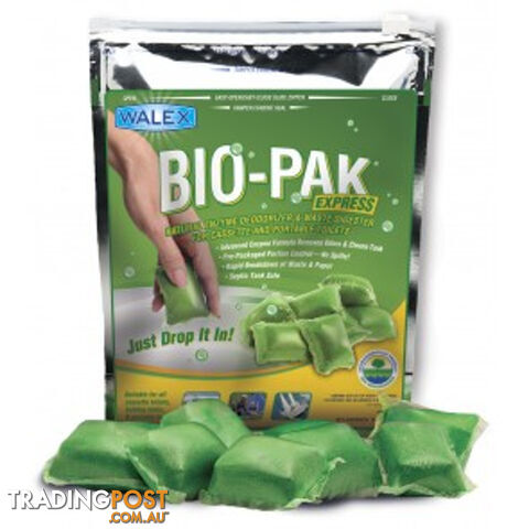 BIO-PAK EXPRESS GREEN 15 WATER SOLUBLE SATCHETS