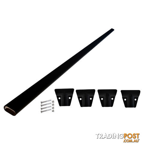 Aluminium Cross Bar Pack For Roof Rack Black.Se00383Adcb