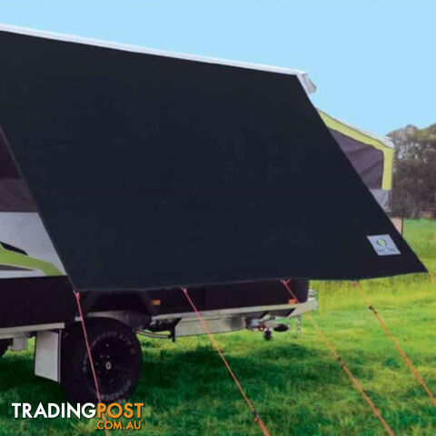 Campervan BLACK Offside Privacy Sunscreen W3380mm x H2050mm