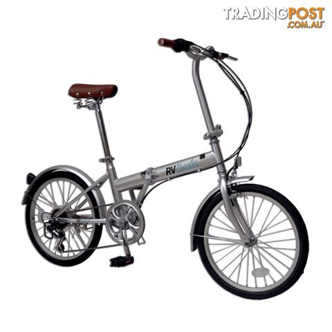 RV Coaster 20" Folding Bike Silver, Shimano 6 Speed. Tmn2006Ahii2-0