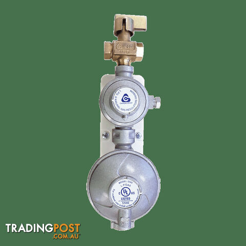 Gas Regulator 160Mj Manual Change Over W/Bracket. 6060531